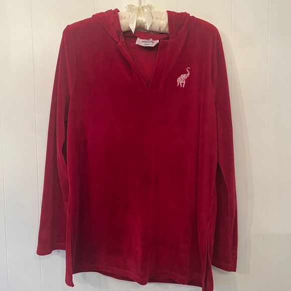 University of Alabama L velour hoodie - Picture 1 of 4